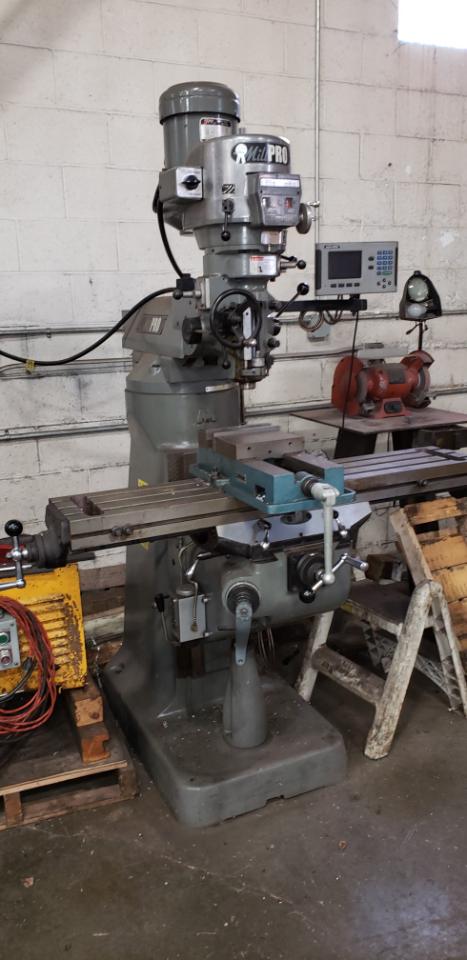 Millpro Knee Mill, Machine ID: 7137